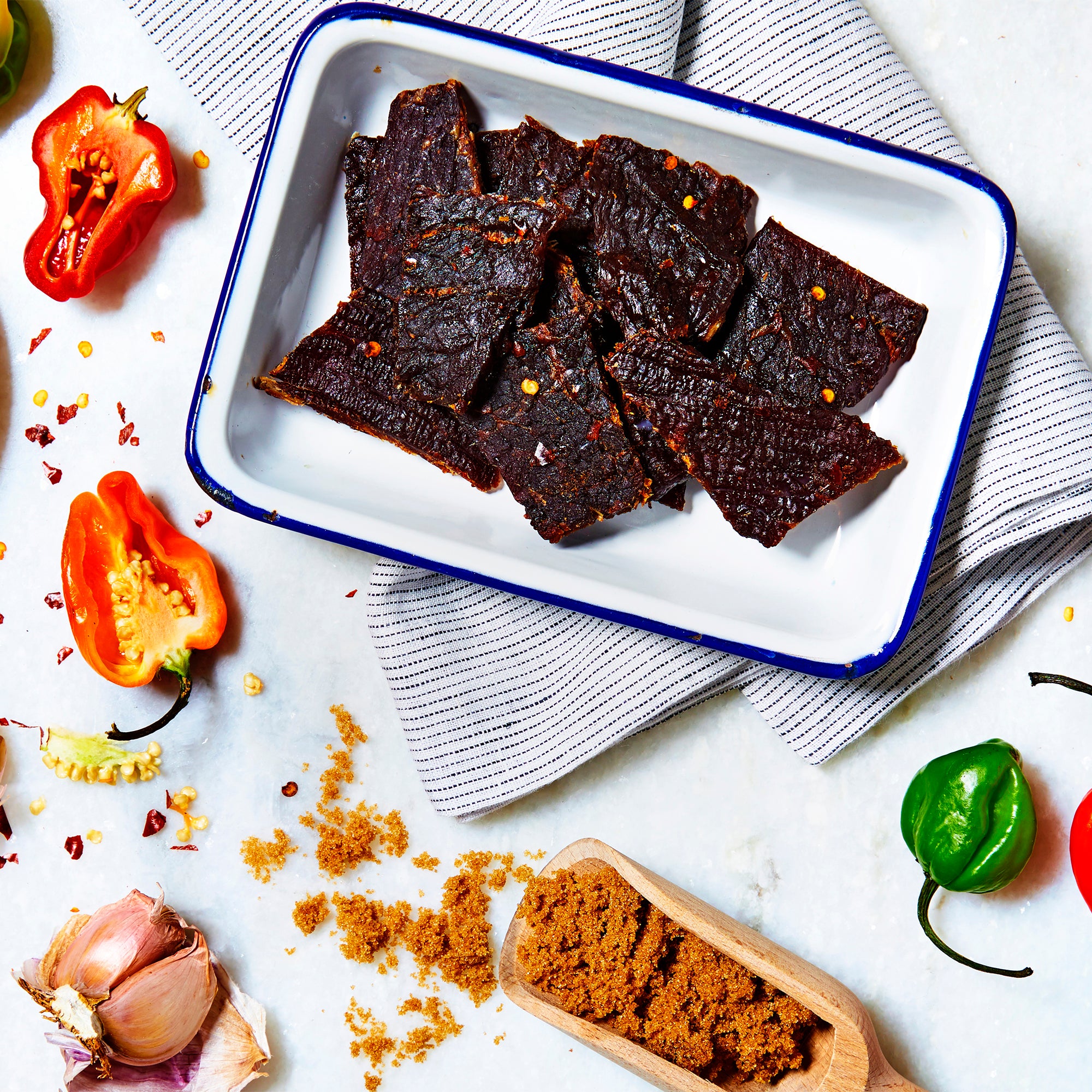 Sweet Chili Habanero Beef Jerky: RWA Grass Fed Beef – Beretta Farms