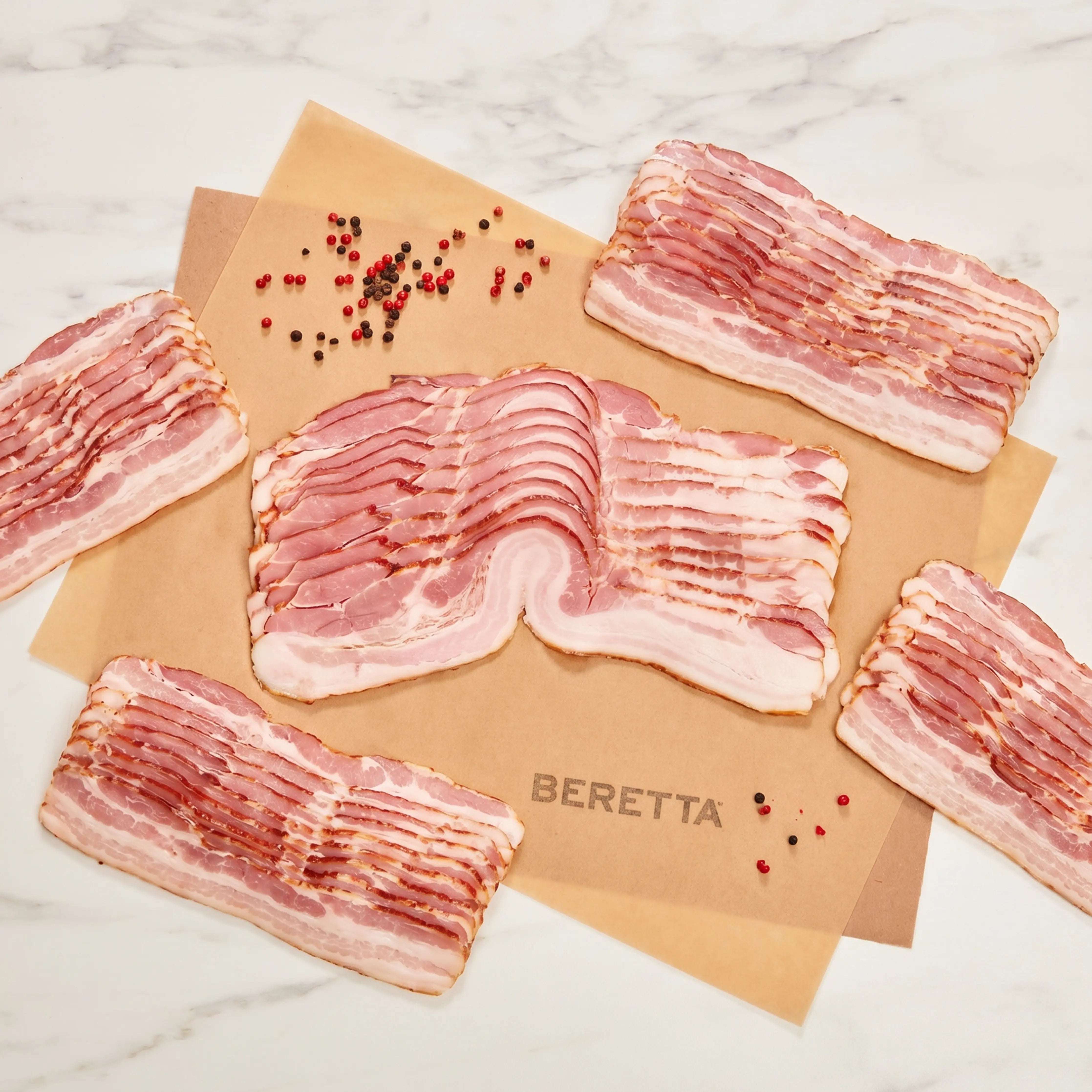 Artisanal Thick Cut Pork Bacon: RWA - Beretta Farms