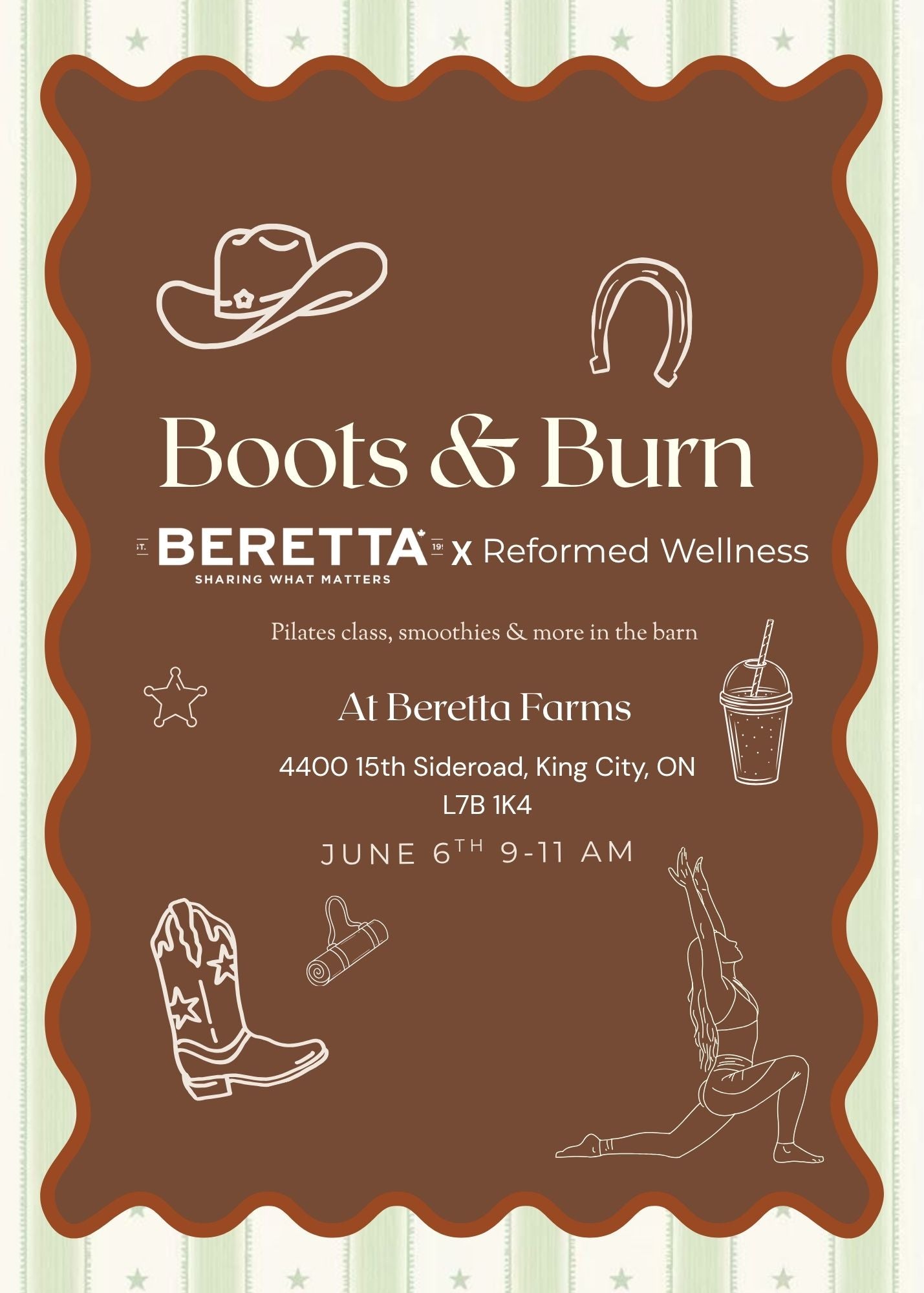 Boots & Burn - Pilates in the Barn
