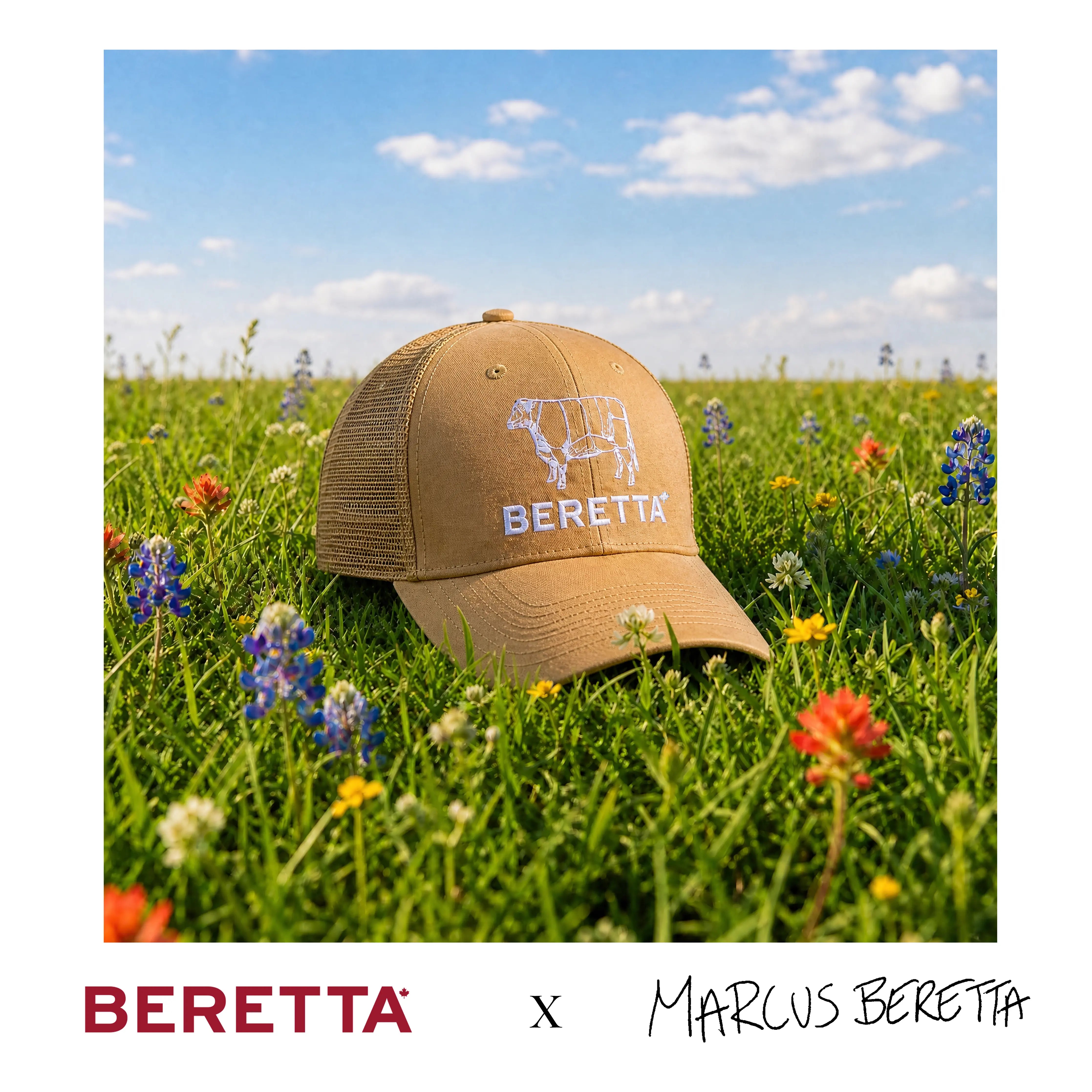 Beretta Farms x Marcus Beretta: Beige Snapback - Beretta Farms