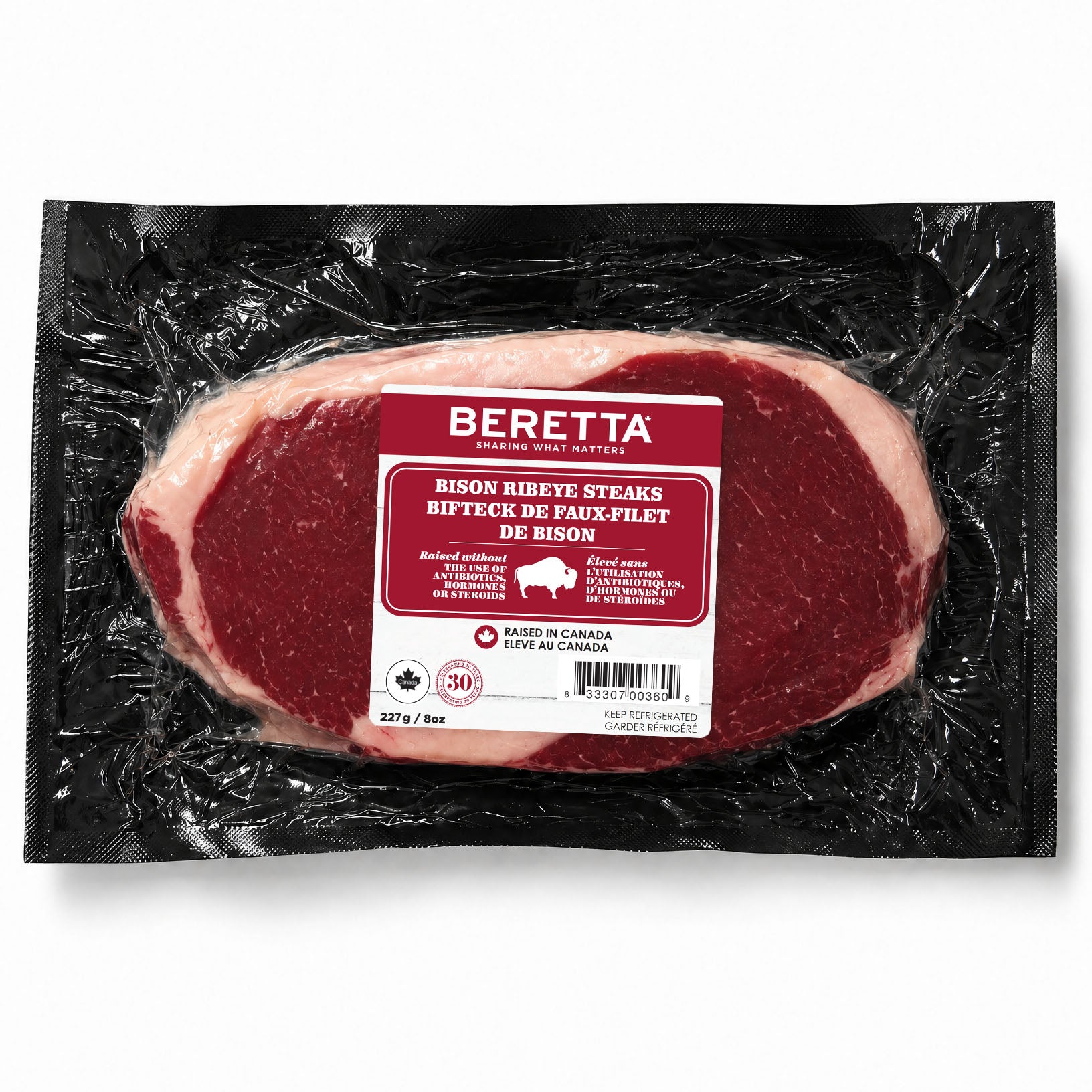 Bison Ribeye Box: RWA Grass Fed Bison - Beretta Farms