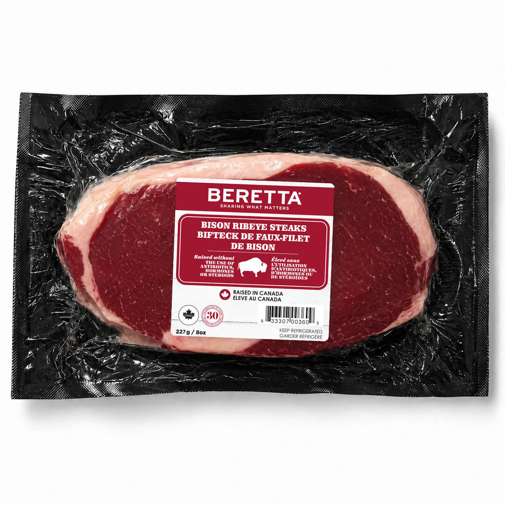 Bison Ribeye Box: RWA Grass Fed Bison – Beretta Farms