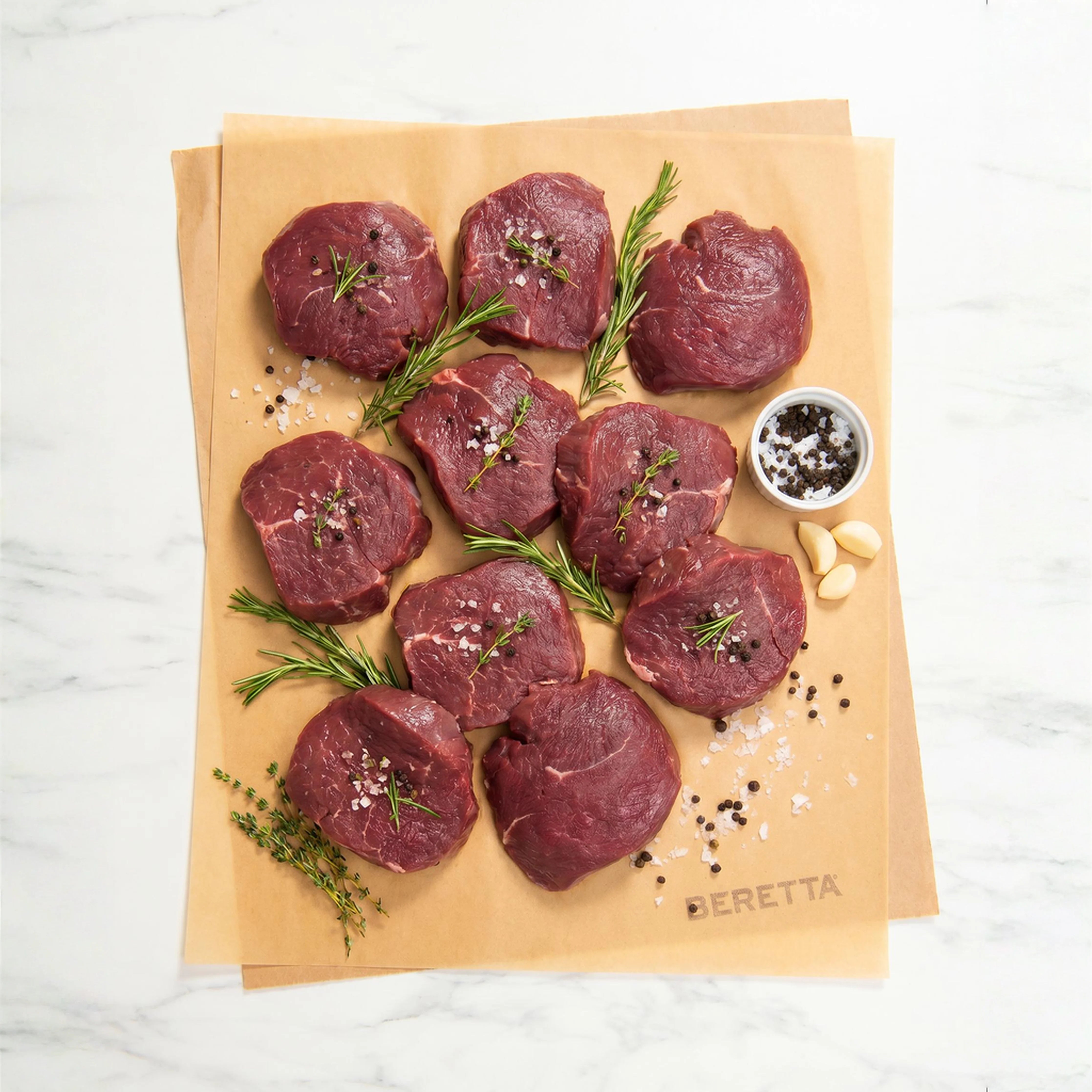 Bison Top Sirloin Fast Fry Steak: RWA - Beretta Farms