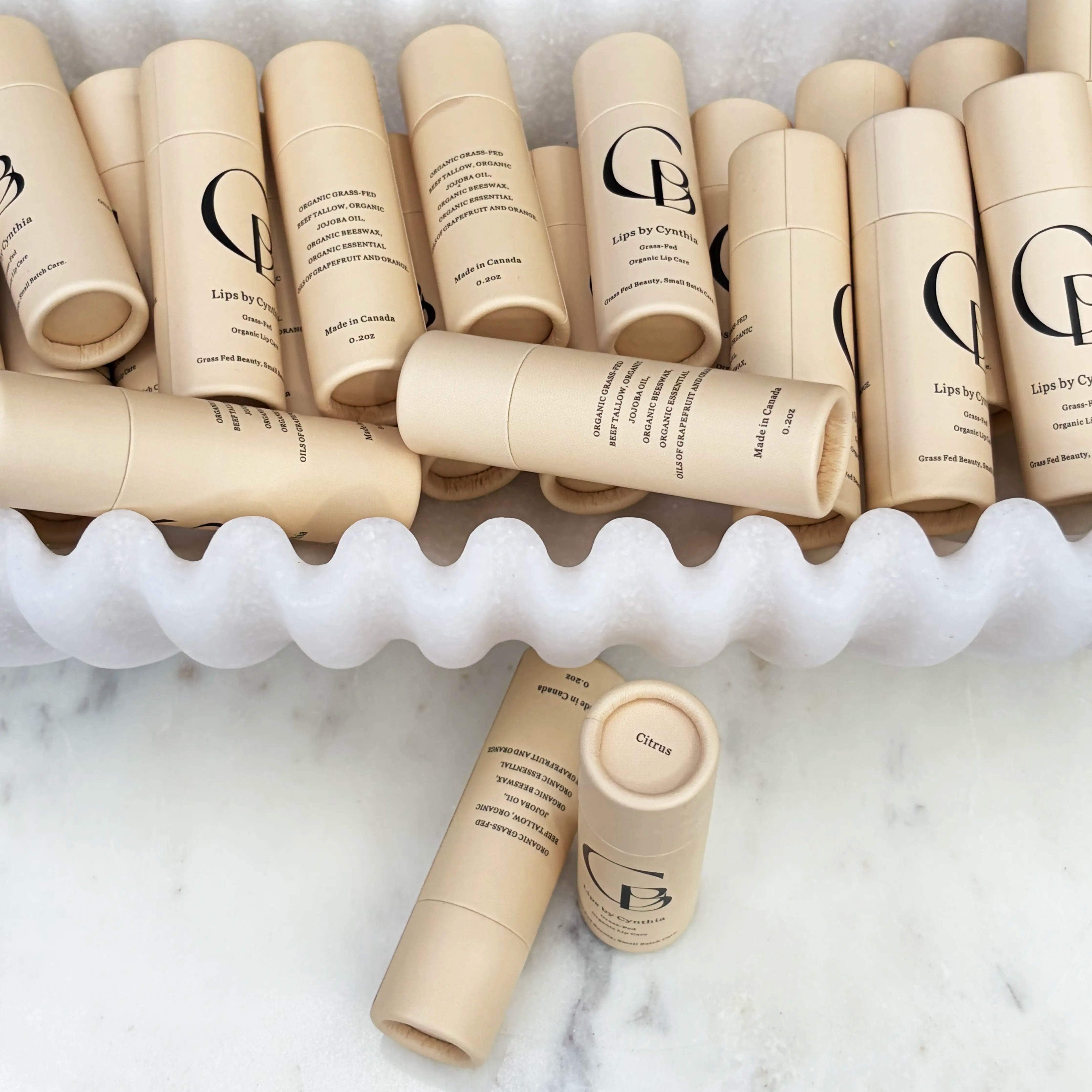 Cynthia’s Tallow Lip Balm: Citrus (6ml)