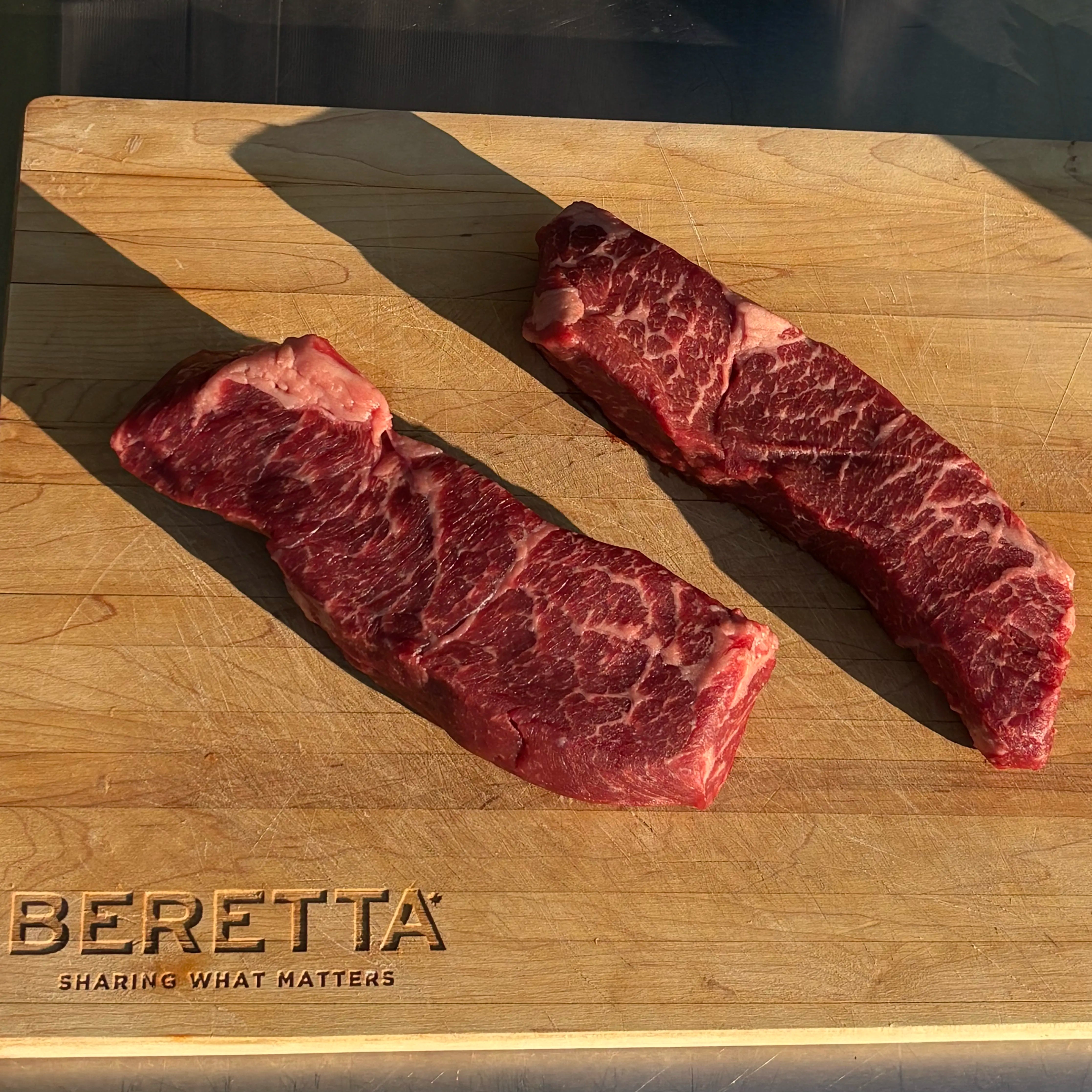 Denver Steaks about to be grilled
