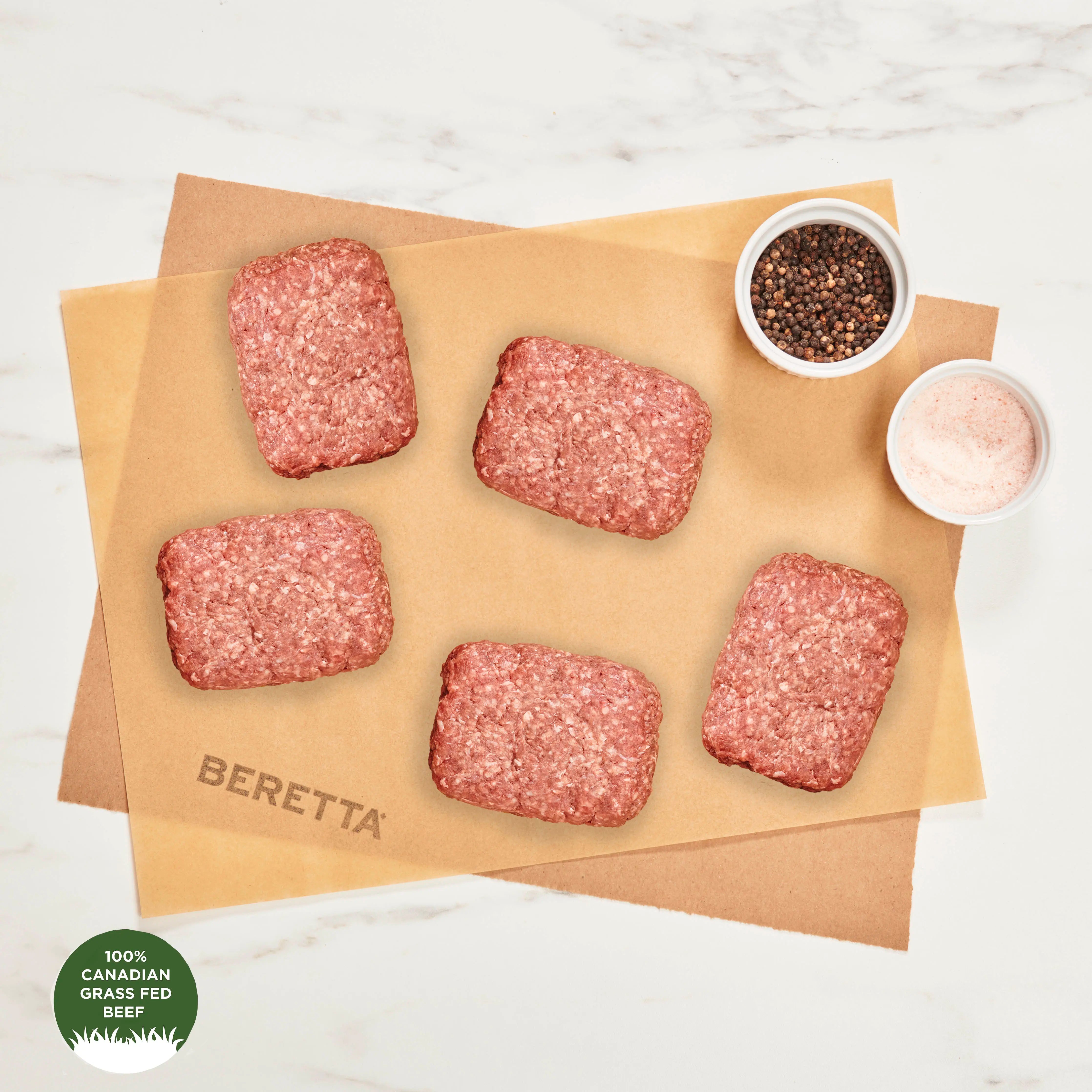 100% Grass Fed Lean Ground Beef - Beretta Farms