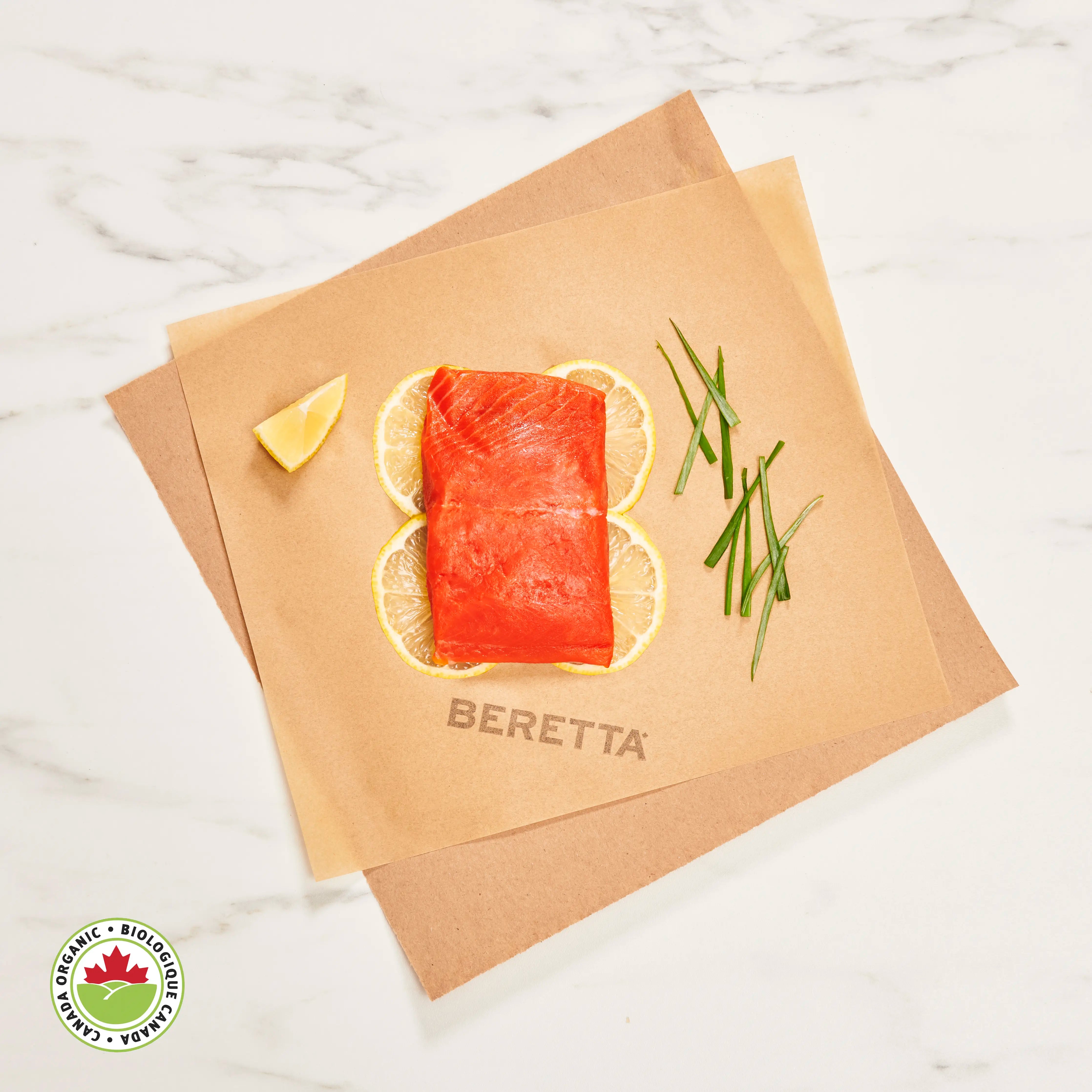 Organic Salmon Box: 6 Skin On Pieces x 7oz - Beretta Farms