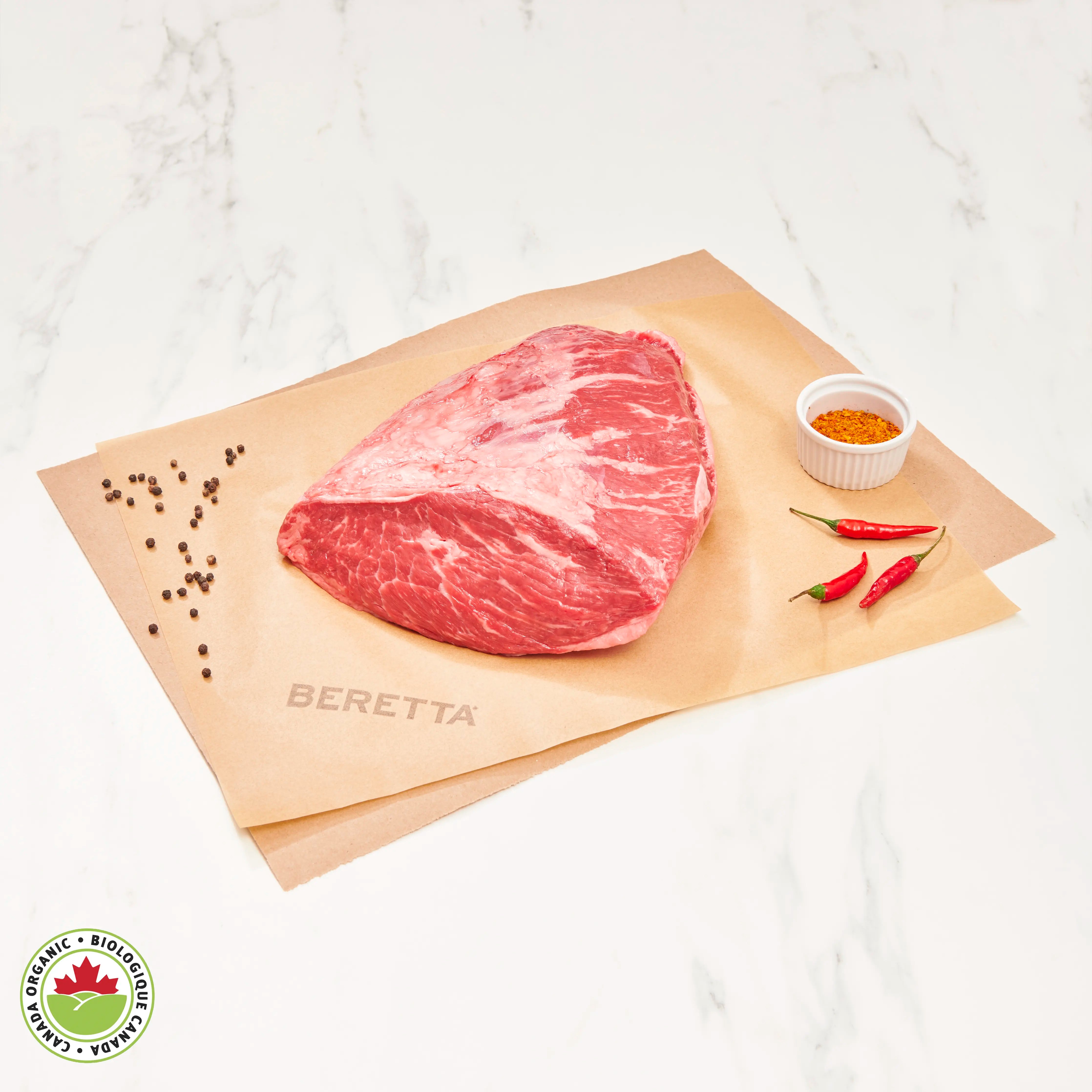 Beef Picanha Steak: Organic Grass Fed *FROZEN* - Beretta Farms