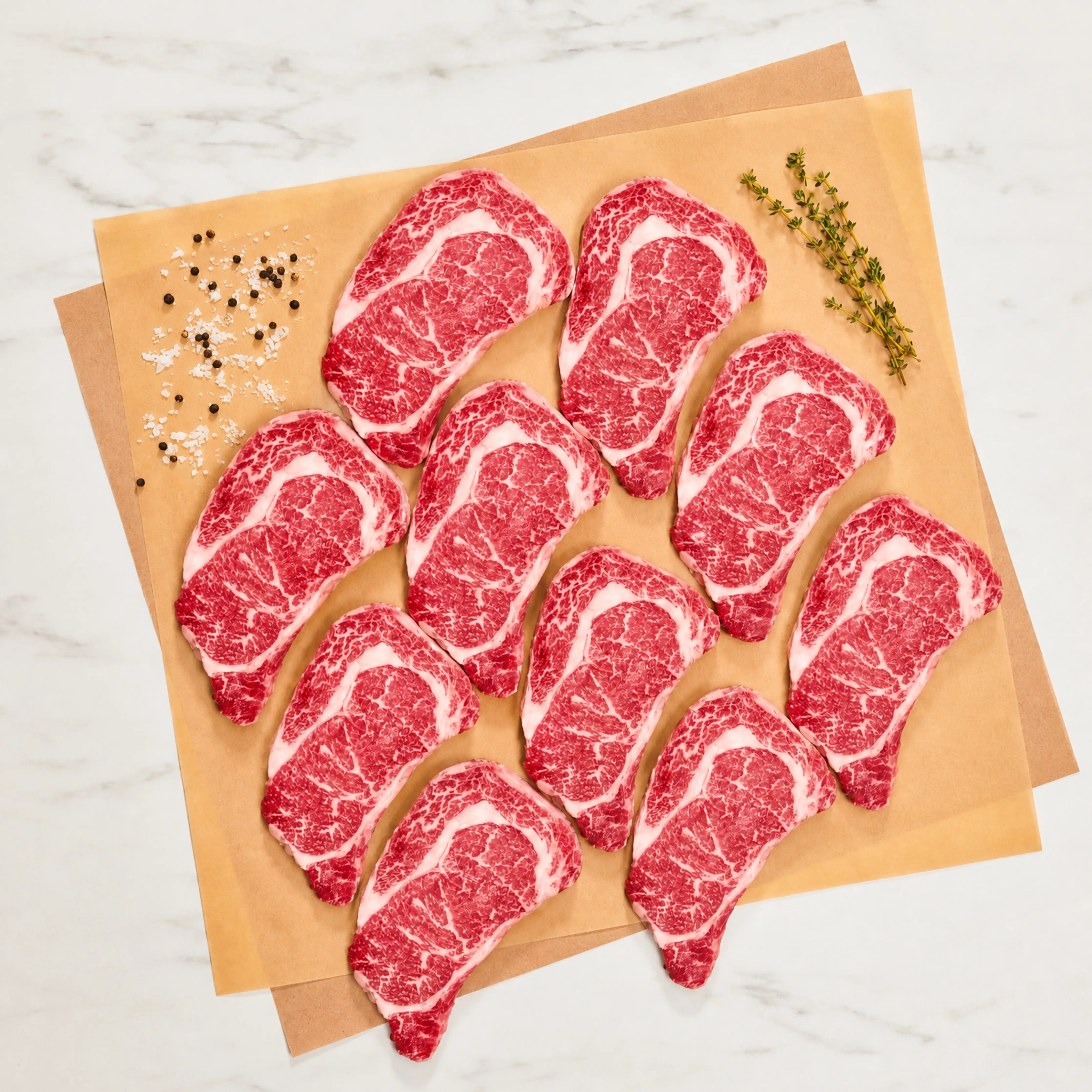 Beef Ribeye Fast Fry Steak (5-6oz): RWA - Beretta Farms