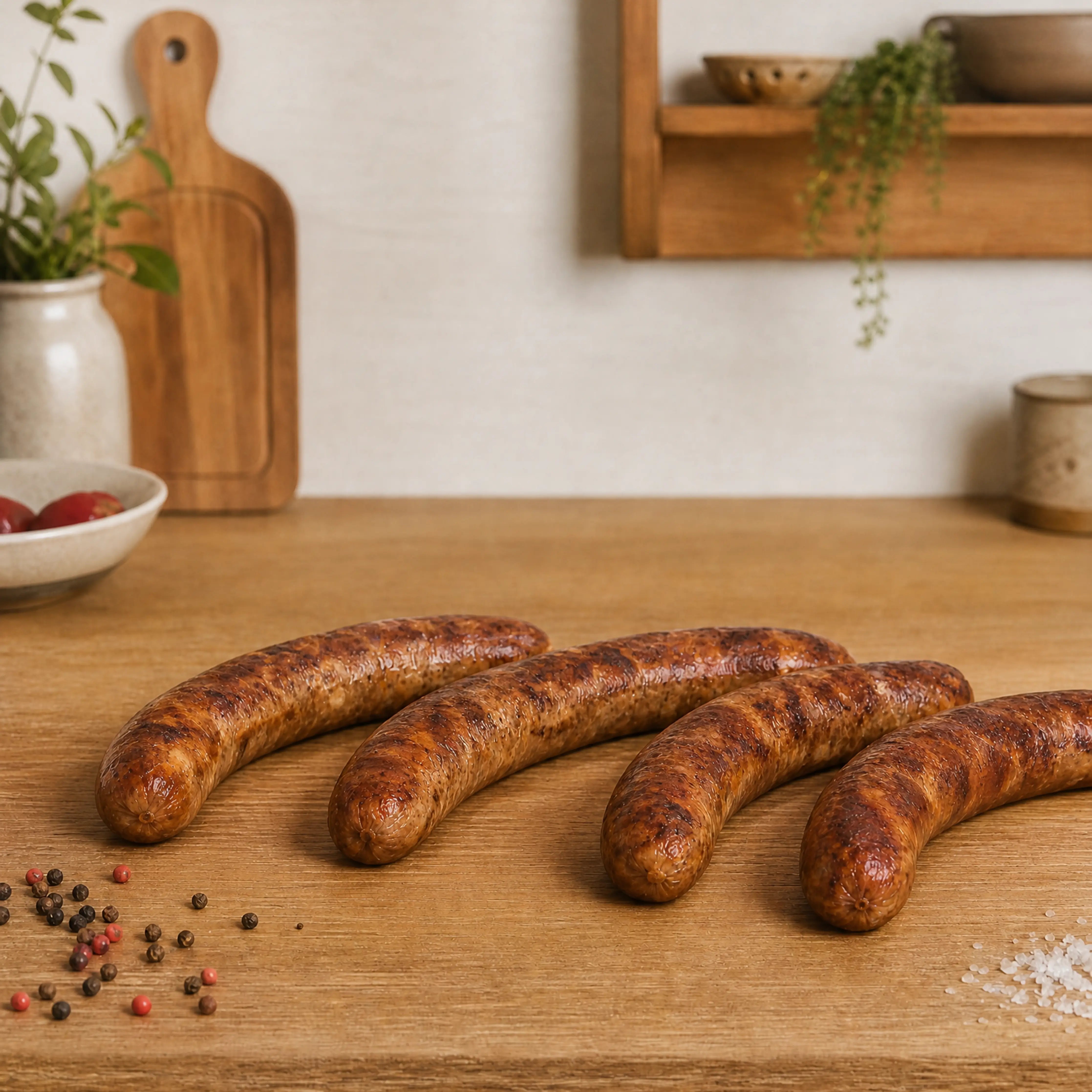 Smoked Maple Chipotle Pork Sausages: RWA - Beretta Farms