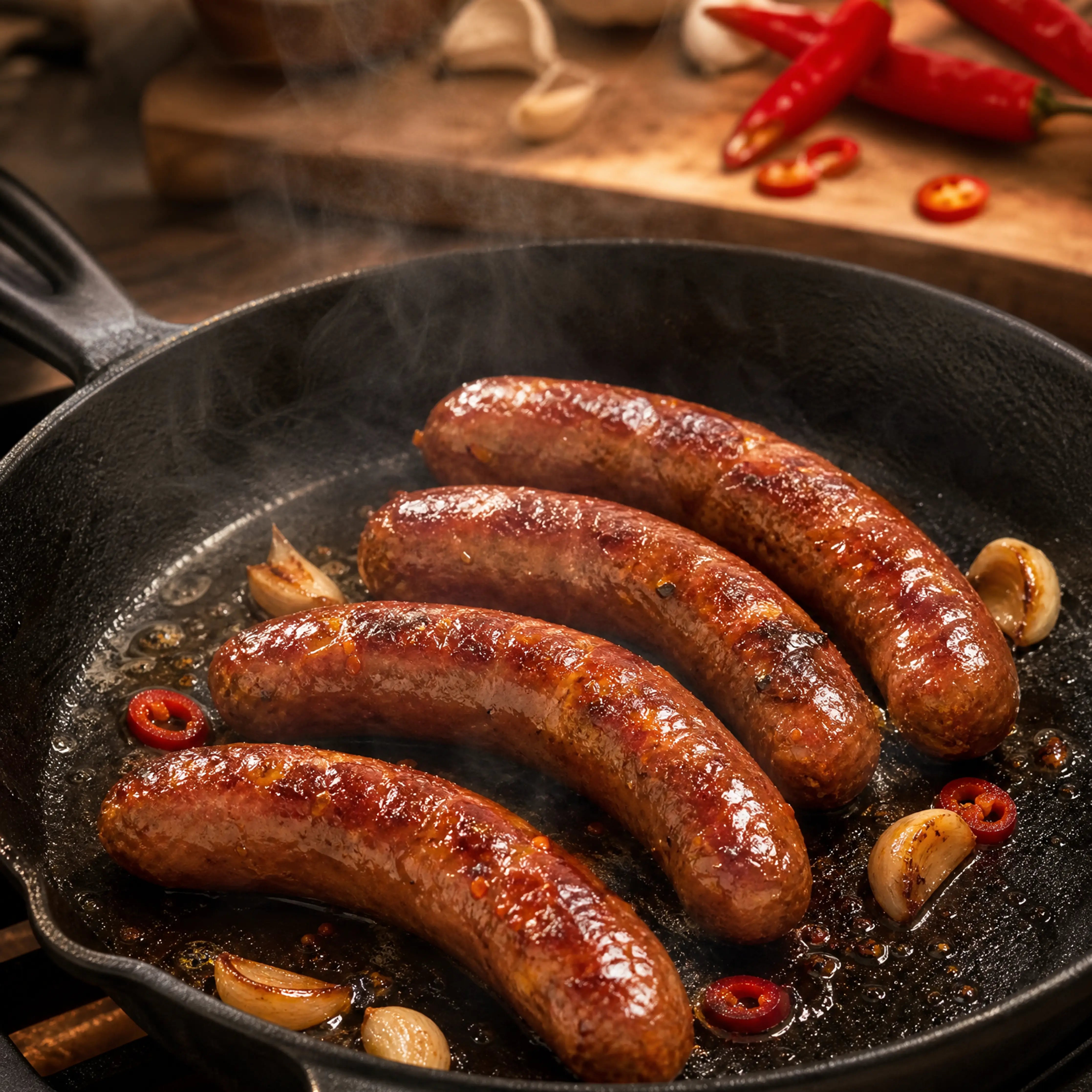 Spicy Italian Pork Sausages: RWA - Beretta Farms