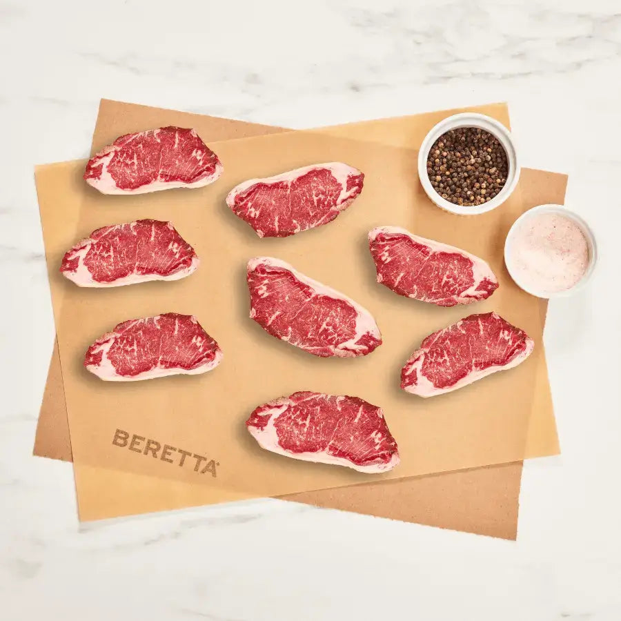 Striploin Steak Box: RWA Grass Fed Beef - Beretta Farms