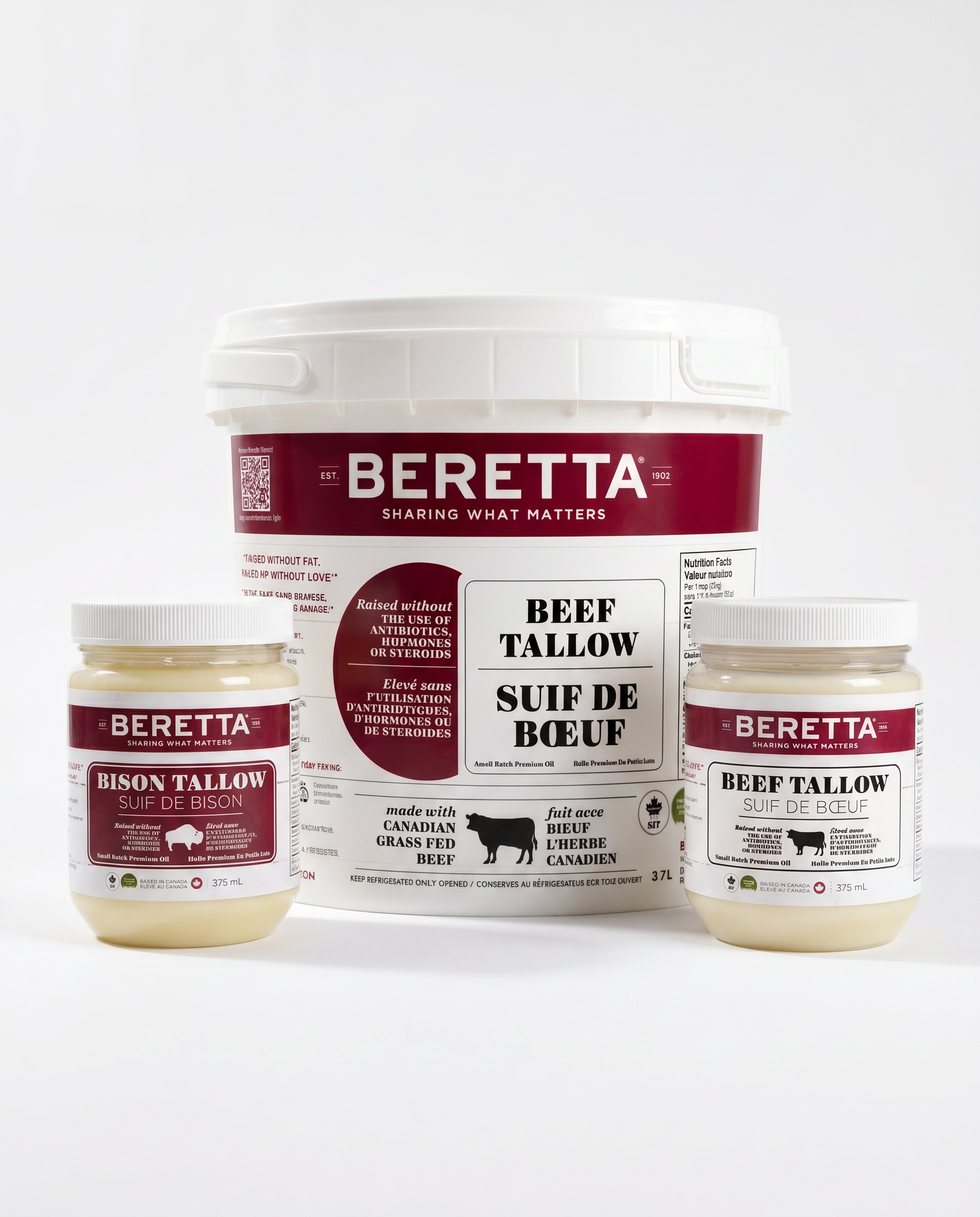 Grass Fed Beef Tallow Pail - Beretta Farms