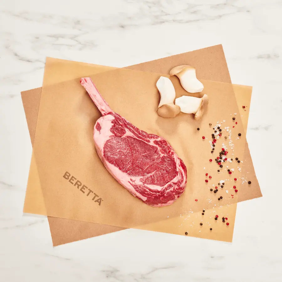 Antibiotic & Hormone Free AAA Tomahawk Steak – Beretta Farms