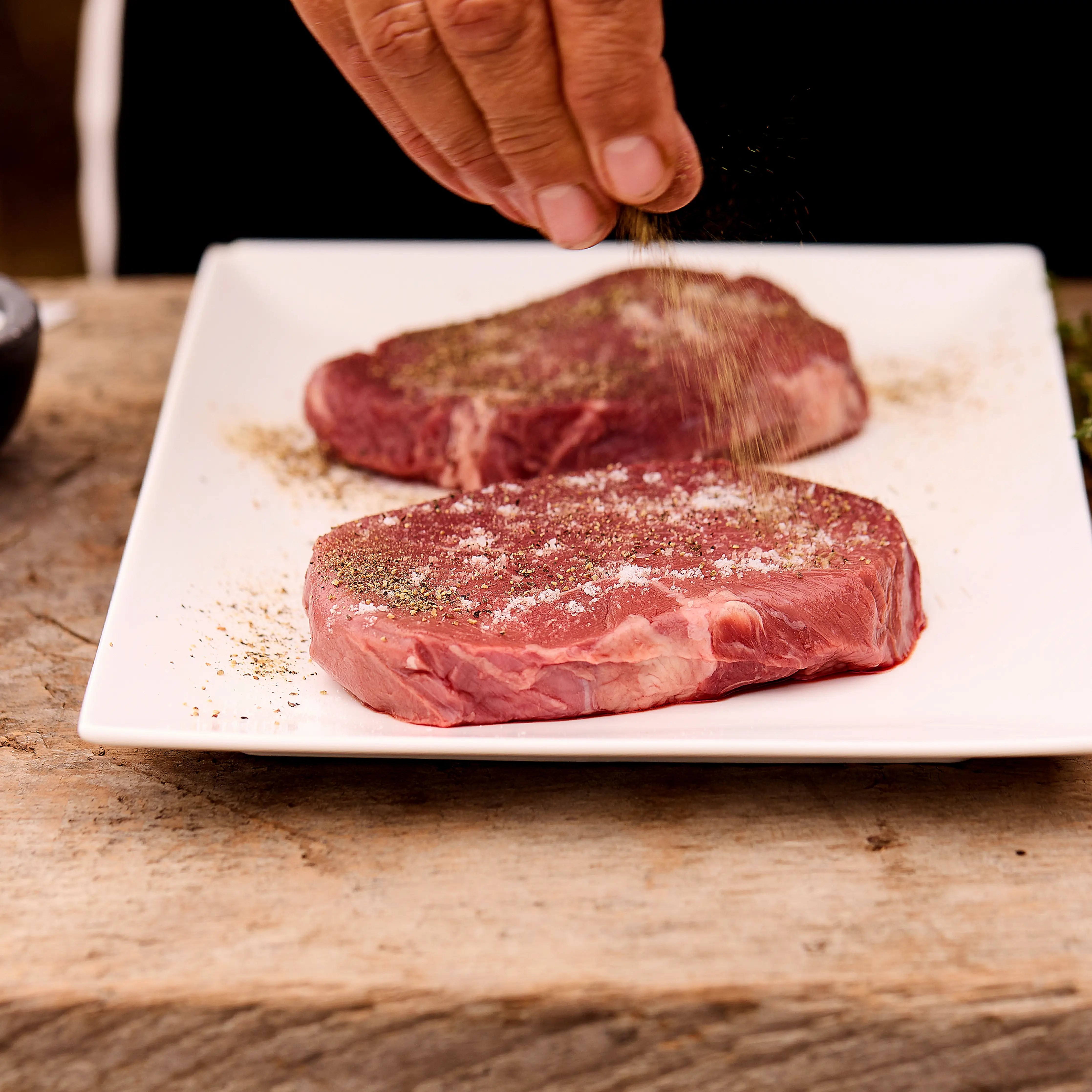 Bison Top Sirloin 8oz: RWA Grass Fed Bison - Beretta Farms