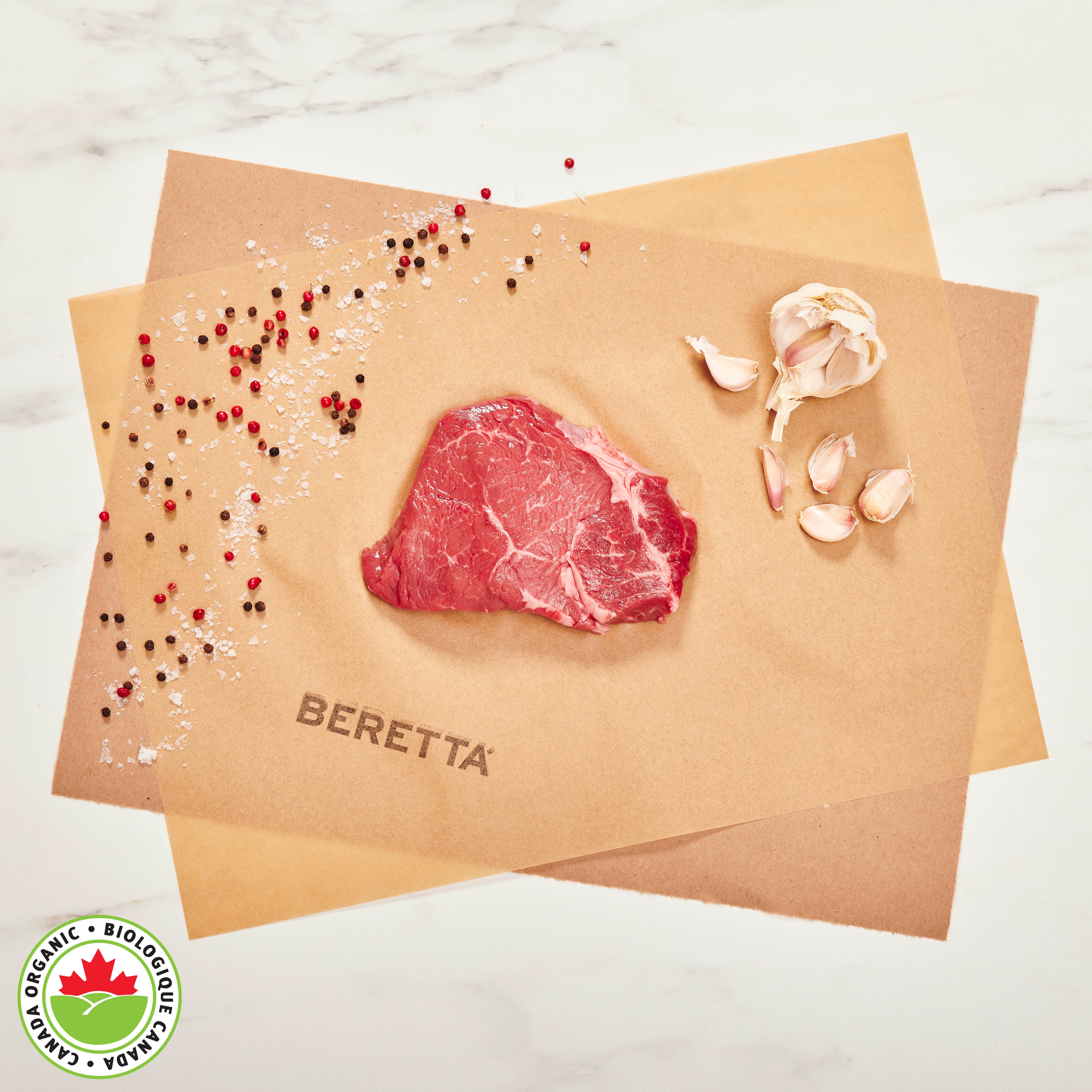 Beef Top Sirloin Steak - 8oz: Certified Organic - Beretta Farms
