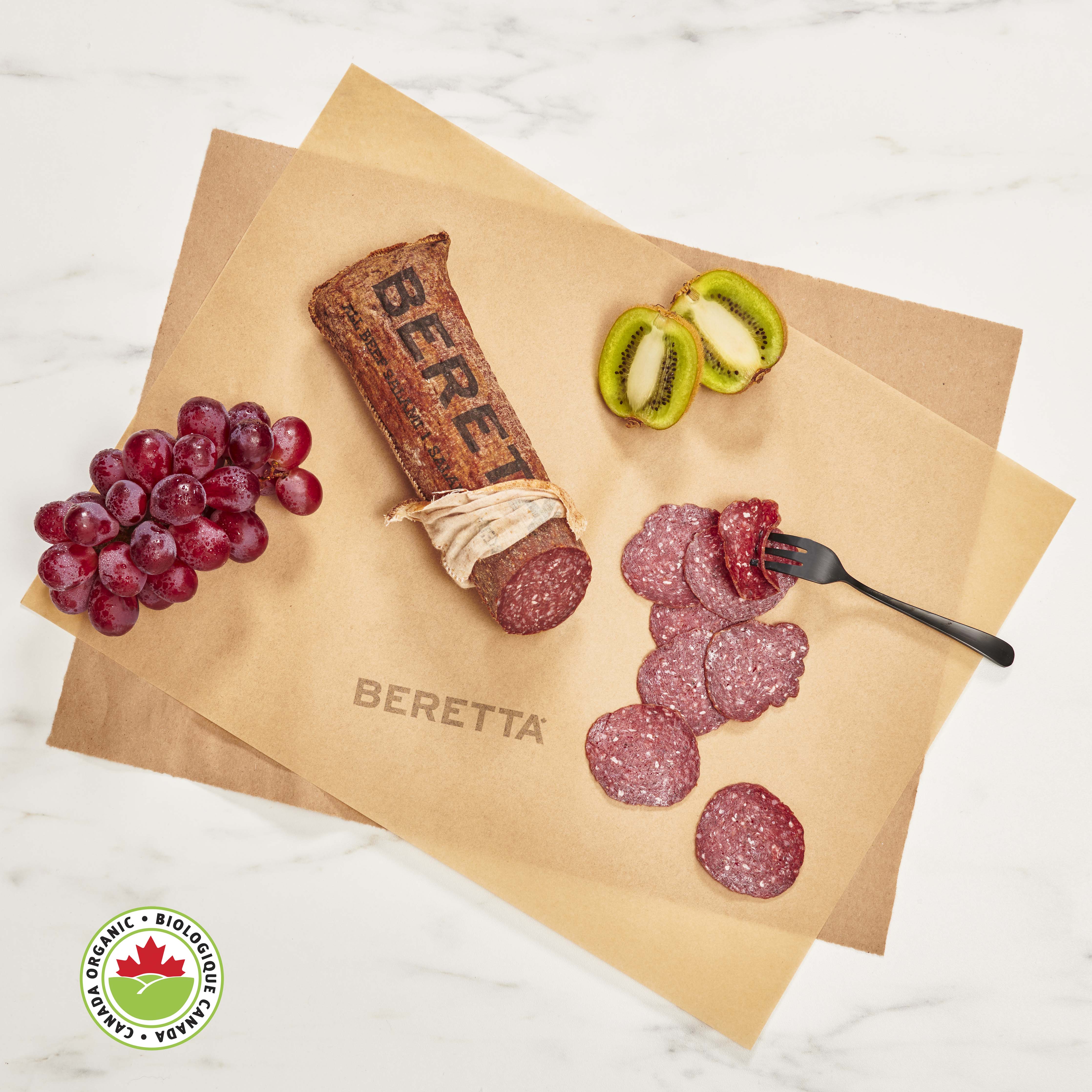 Beef Salami Chubb: Organic - Beretta Farms