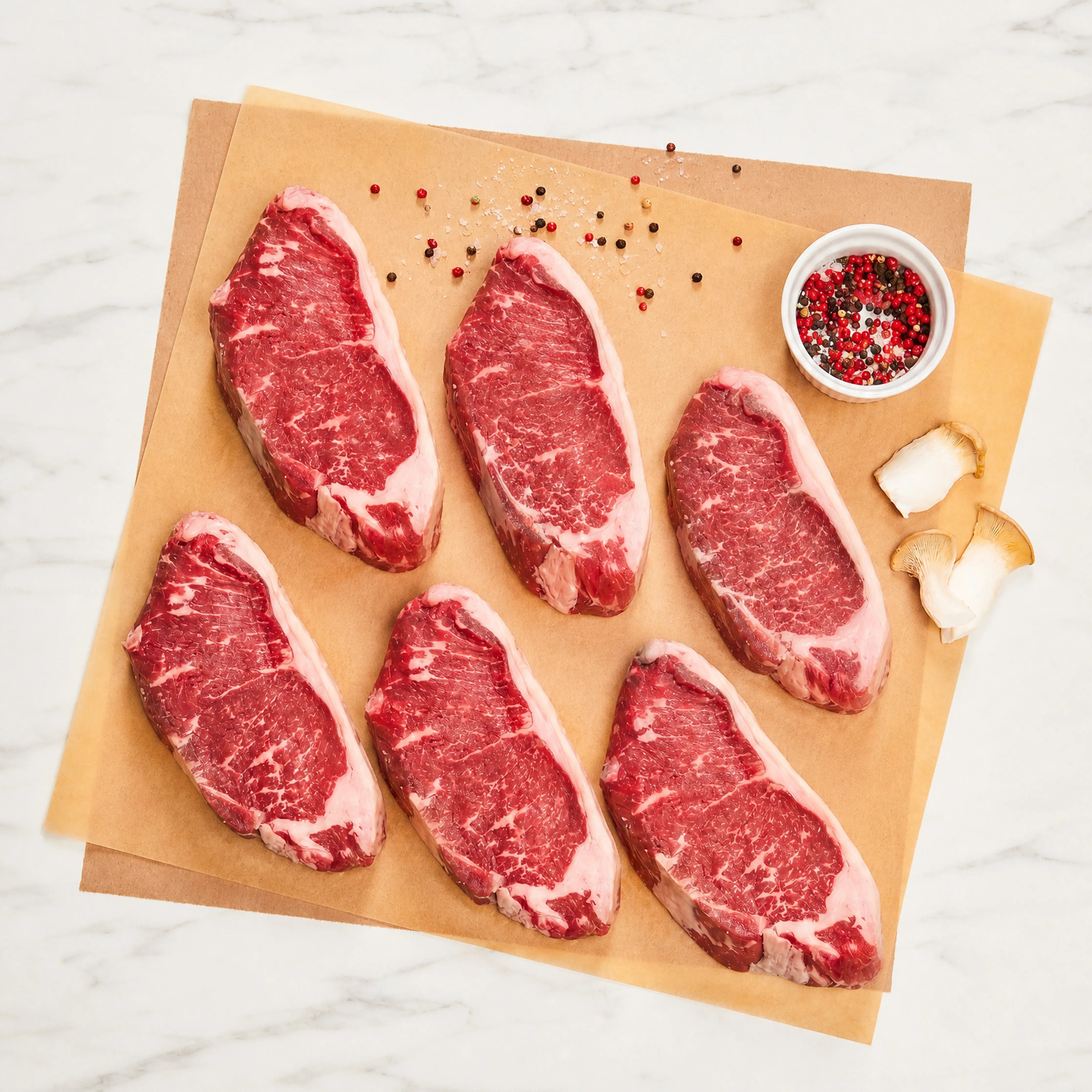 Striploin Steak 11-13oz: RWA Grass Fed Beef - Beretta Farms