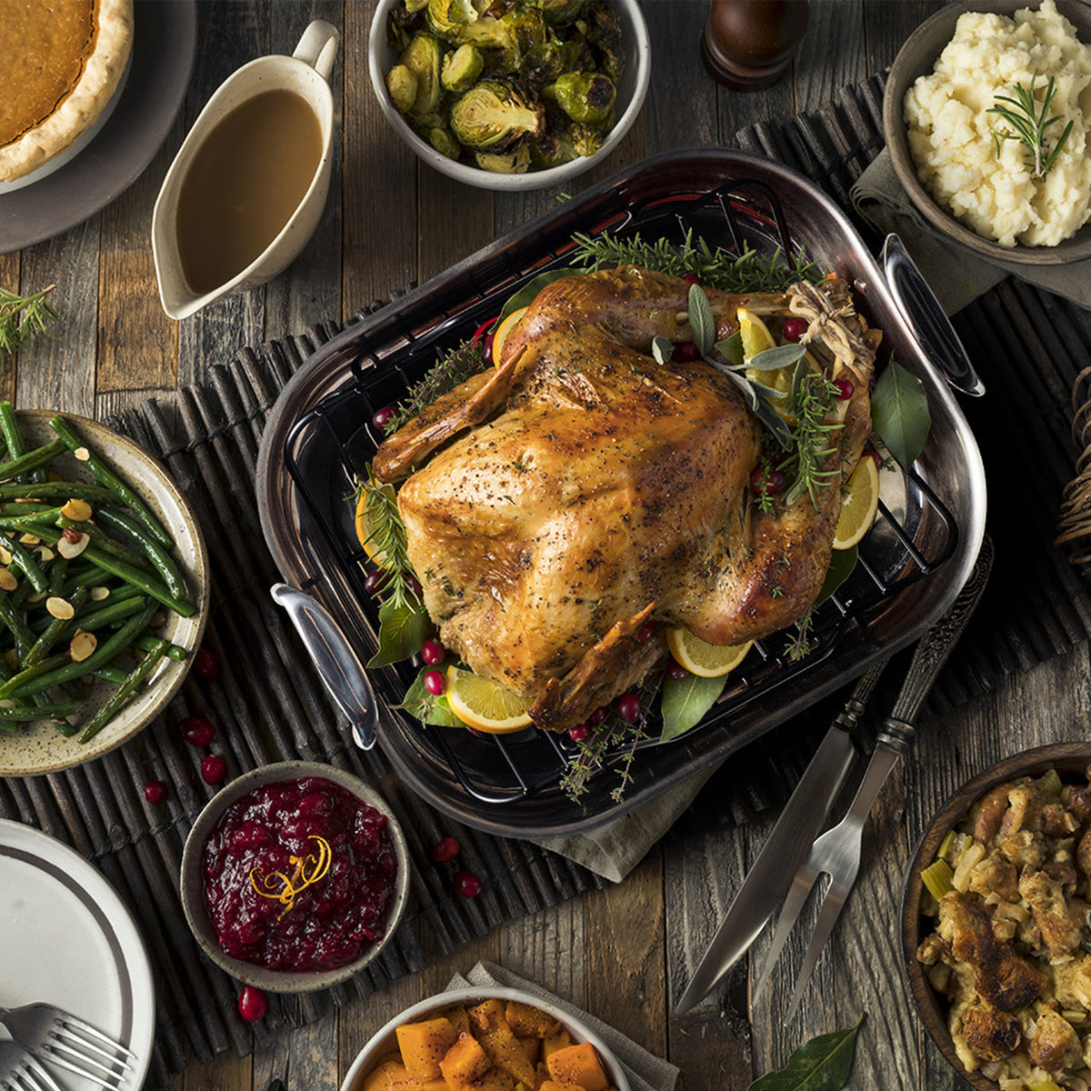 Fully Cooked Thanksgiving Turkey Meal Kit