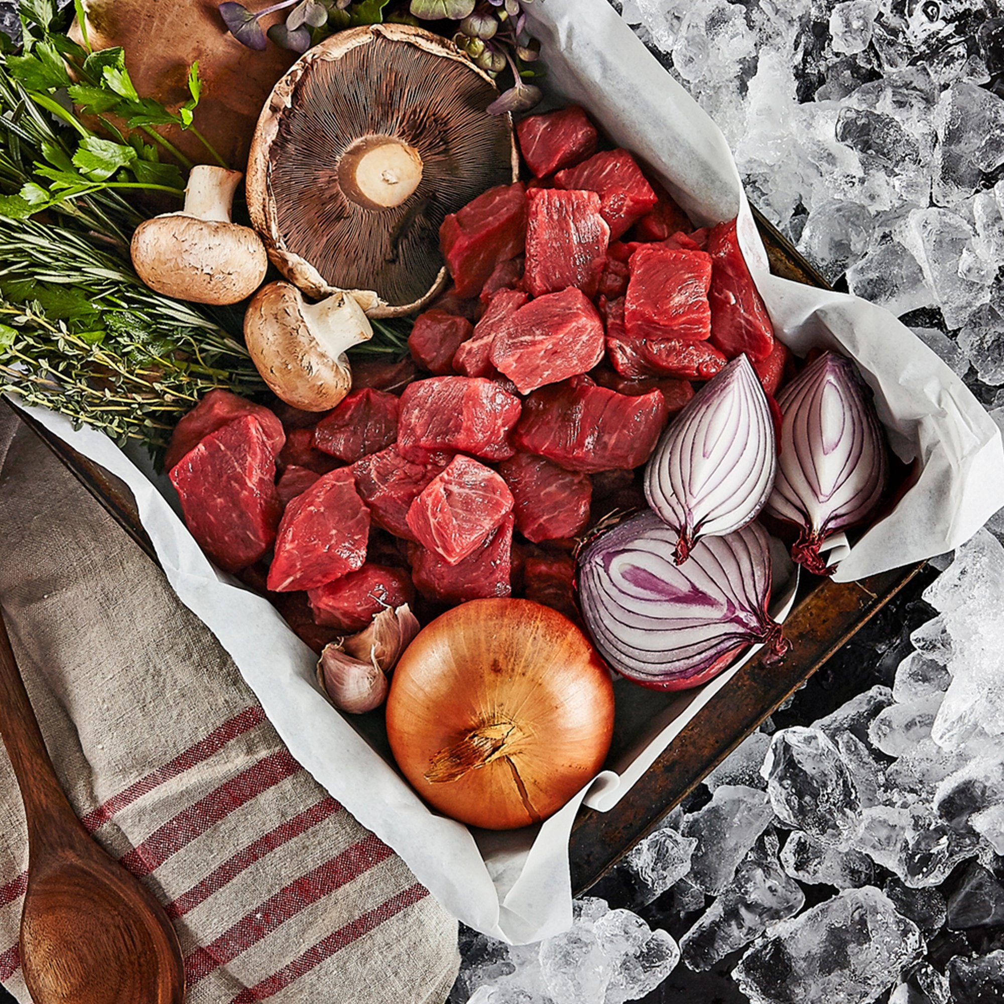 Lean Stewing Beef: Certified Organic - Beretta Farms